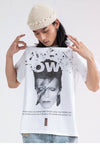 David Bowie t-shirt rock star tee grunge skater top in black