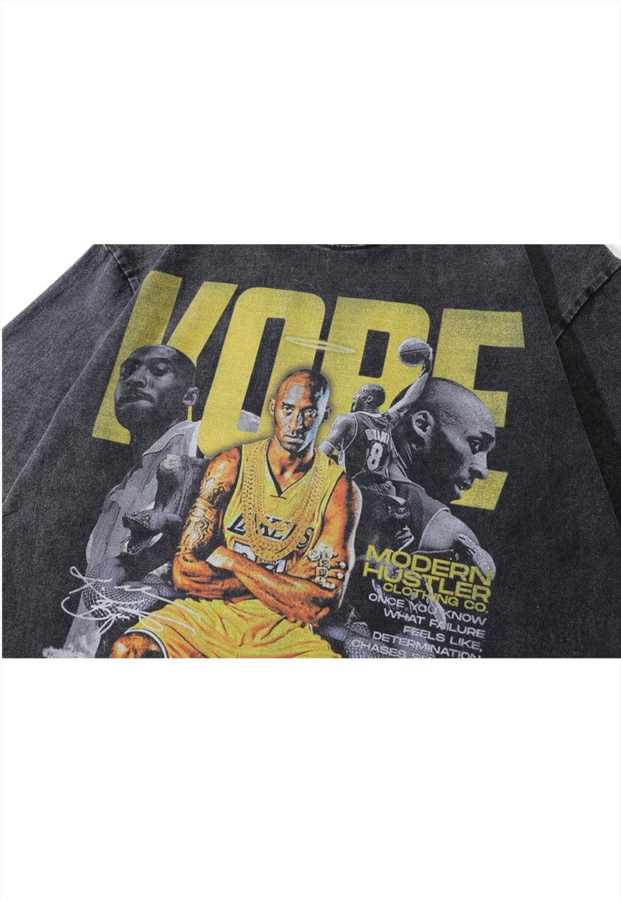 Basketball player t-shirt vintage poster tee USA sport top