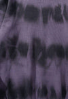 Tie-dye sweater knitted oil wash gradient jumper in purple