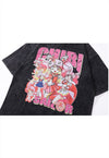 Sailor Moon t-shirt Japanese cartoon tee retro anime top