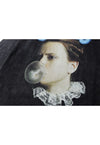 Bubble gum t-shirt renaissance long sleeve tee in acid black