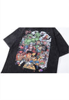 Japanese cartoon t-shirt old anime tee retro monster top