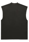 Satan slogan tank top surfer vest retro sleeveless t-shirt