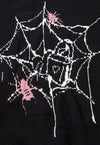 Spiderweb sweater Gothic patchwork jumper grunge anime top