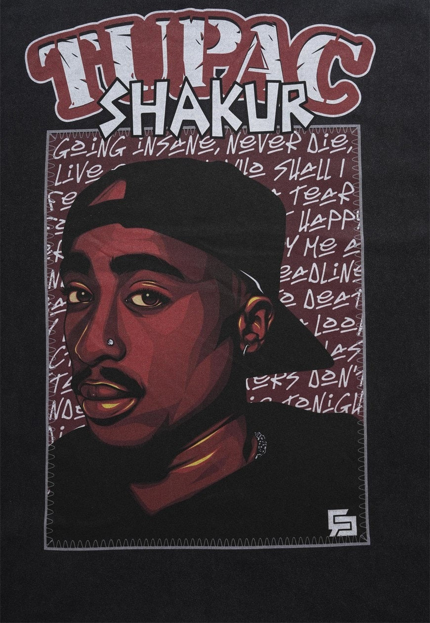 Dead rapper t-shirt gangster tee hip-hop top vintage black