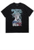 Anime girl t-shirt retro Japan manga tee Harajuku top black