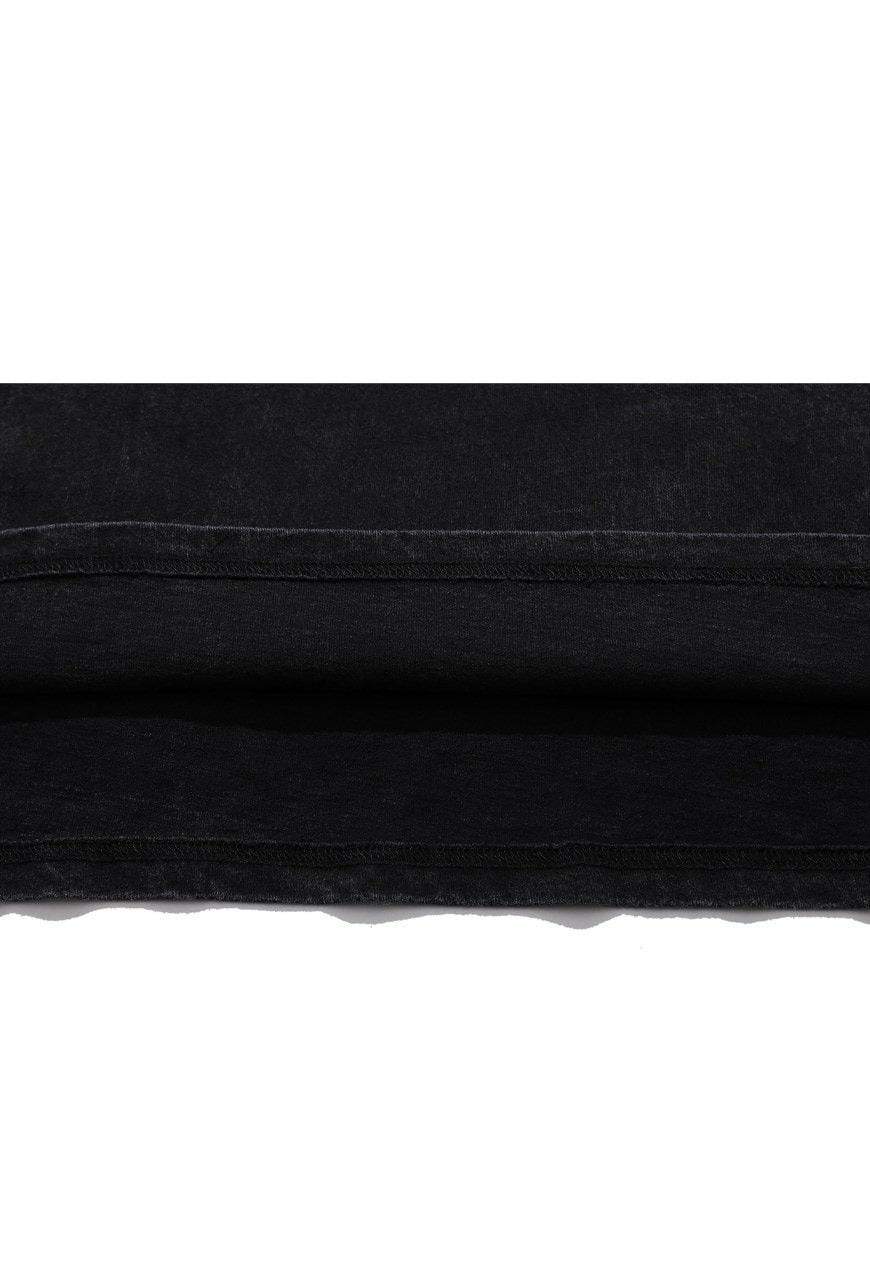 Rock band t-shirt guns & roses tee grunge top in black