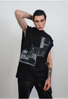 Bondage sleeveless t-shirt S&M tank top gothic surfer vest