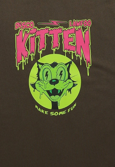 Rave tank top sleeveless grunge tee retro punk kitten vest