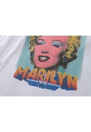 Marilyn Monroe t-shirt old Hollywood tee retro long top