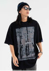 Dark Forest t-shirt Gothic tee creepy punk top in black