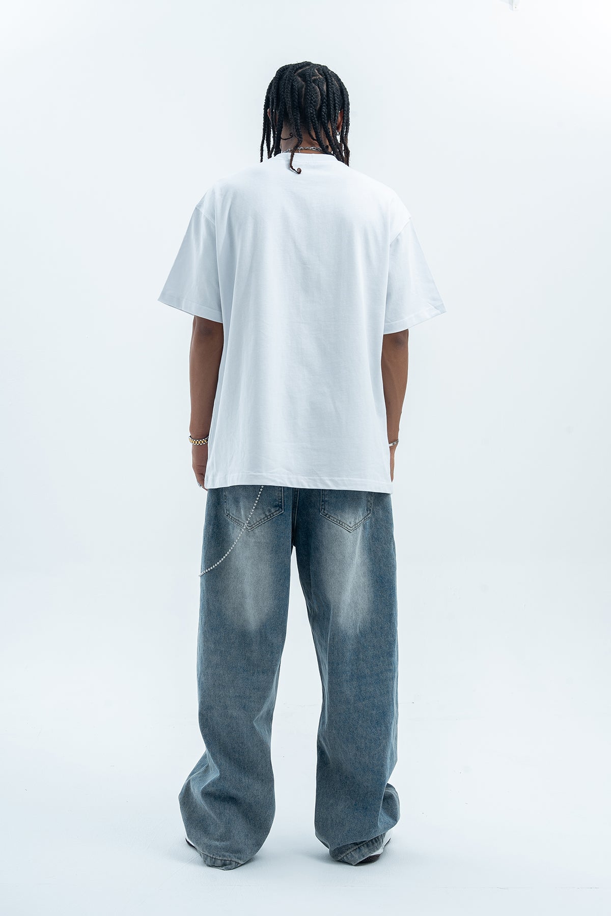 Psychedelic t-shirt graffiti top raver tee grunge jumper in black