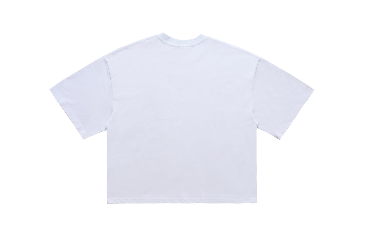 Kidcore t-shirt stupid slogan top grunge hip-hop tee in white