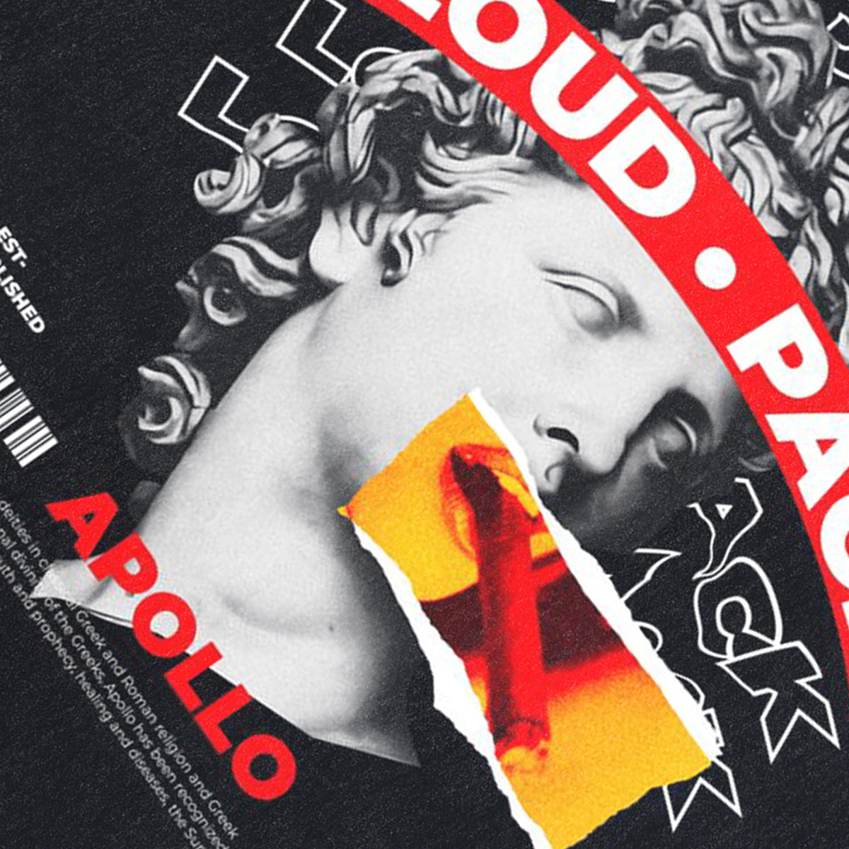 Loud slogan sleeveless t-shirt ancient cartoon surfer vest 00s pop art tank top in acid wash black