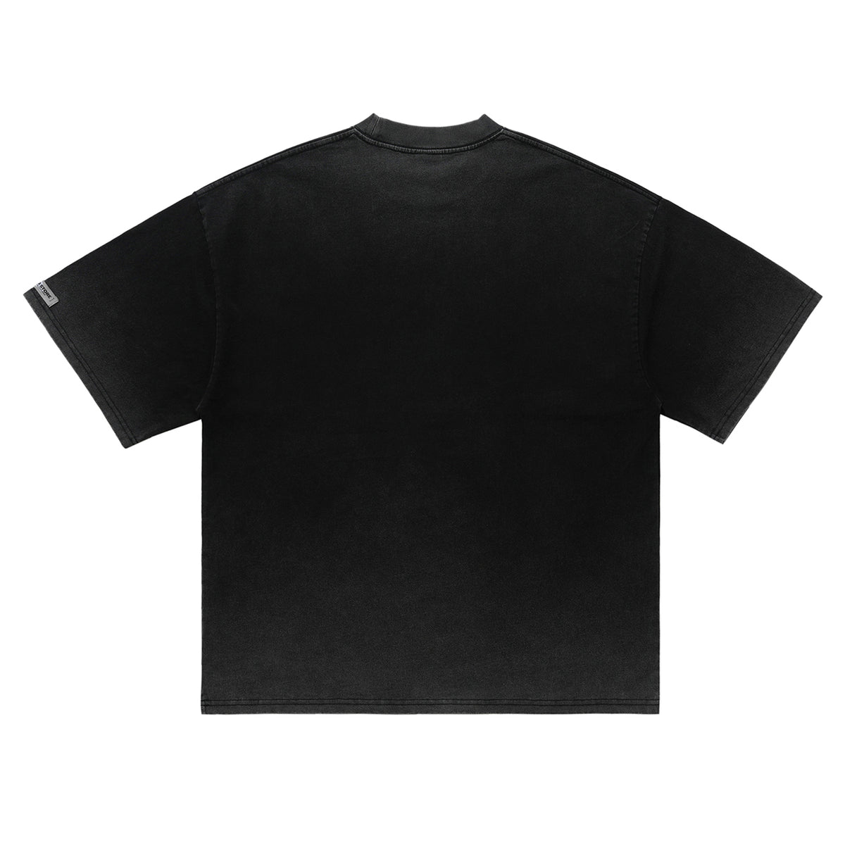 00s t-shirt skater top grunge hip-hop tee in black