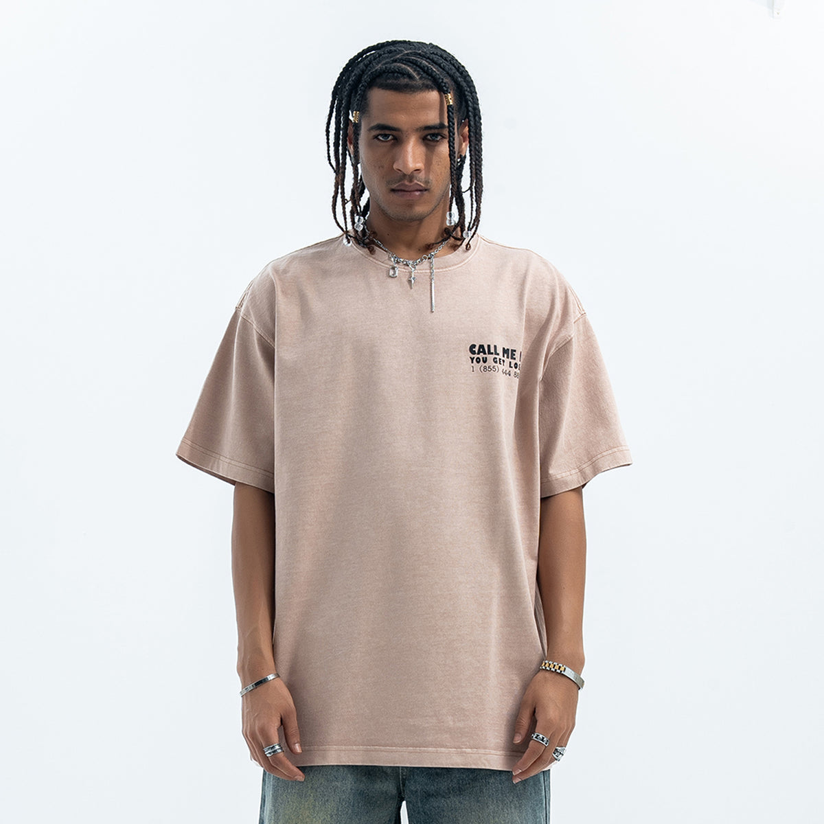 Love affair t-shirt retro photograph top lovers tee in cream