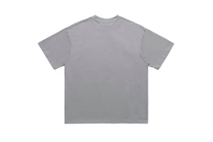 Knuckles t-shirt fighter top grunge slogan tee grey