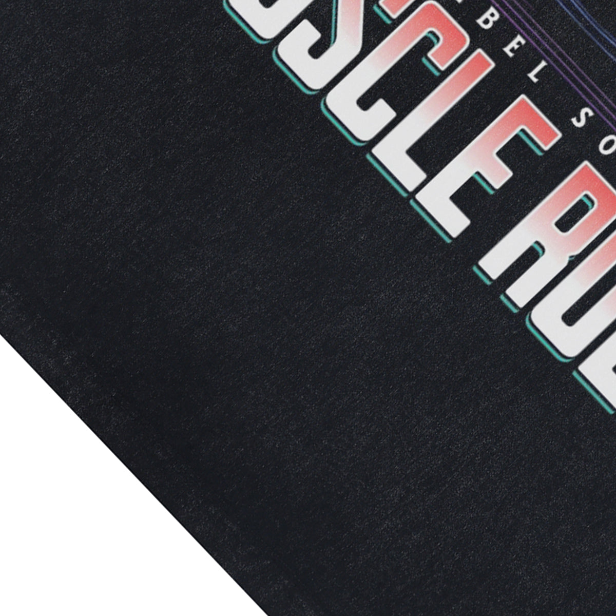 70s car sleeveless t-shirt motorsports surfer vest racing tank top in acid wash black