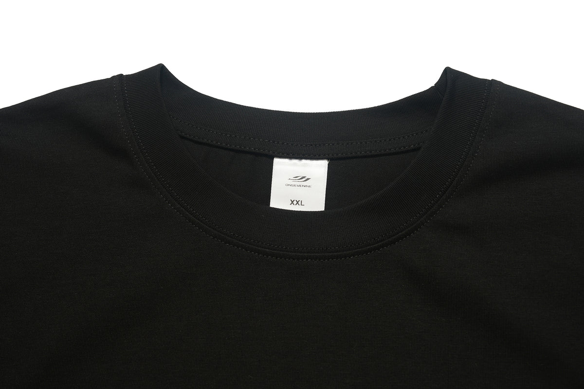 Angels print t-shirt vintage cartoon top retro pattern tee in black