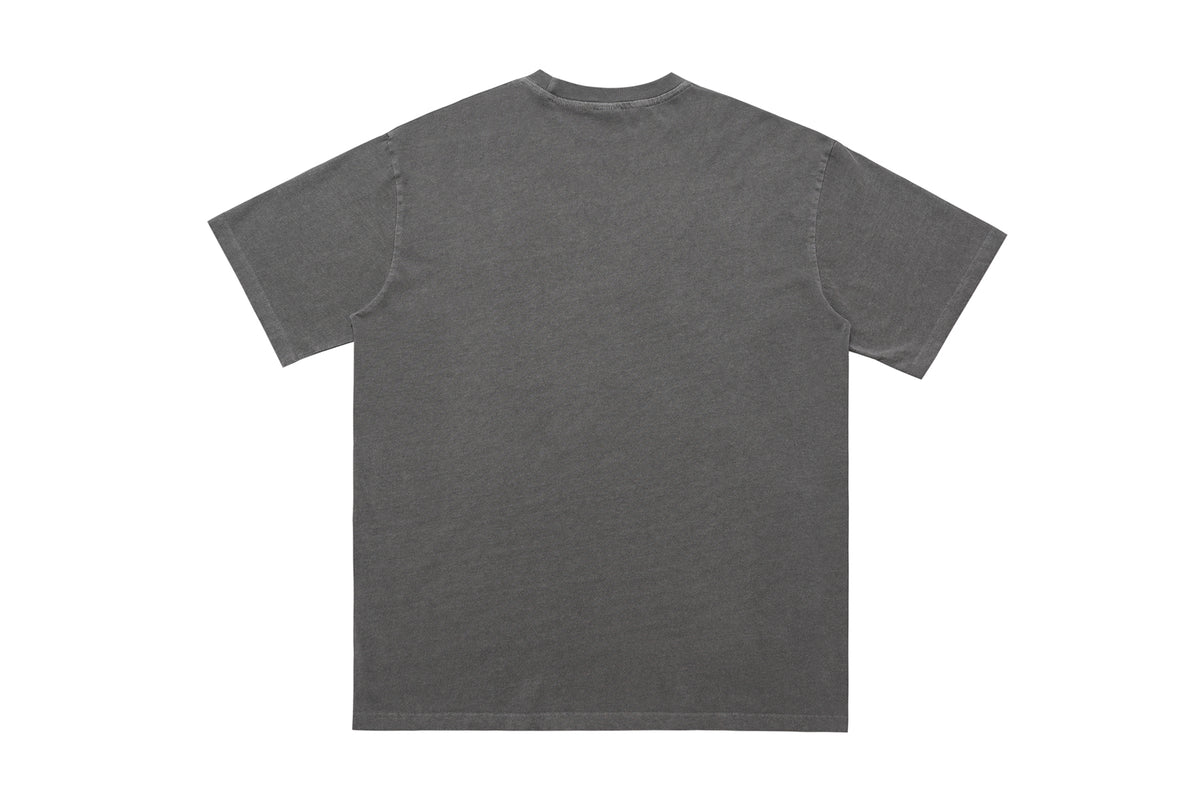 Gothic t-shirt blindfolded girl top creepy print tee in cream