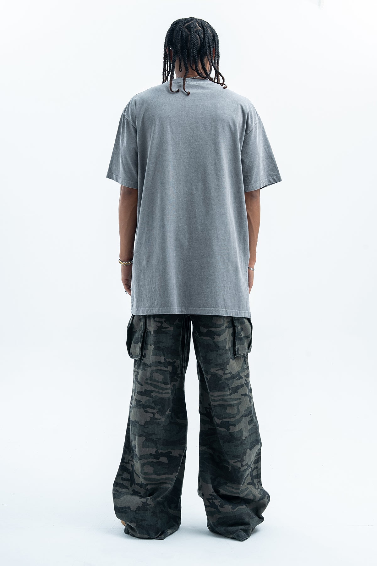 Gothic t-shirt blindfolded girl top creepy print tee in cream