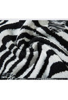 Zebra sweater white black striped jumper Gothic grunge top