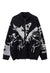 Abstract pattern sweater grunge moth print jumper punk top