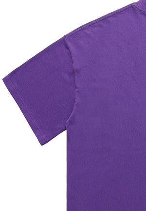 Floral t-shirt vintage poster tee 70s hippie top in purple