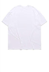 Grillz print t-shirt grunge rap tee raver top in white