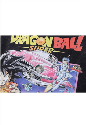 DBZ t-shirt old dragon ball Z tee retro Japanese top in grey