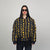 Tiger bomber black yellow jacket animal print reversible college varsity detachable sleeves handmade striped puffer grunge rocker e-boy coat