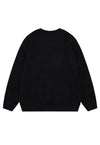 Dog patchwork sweater fluffy jumper puppy top in black