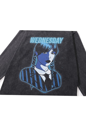 Vintage Wednesday t-shirt long sleeve horror cartoon top