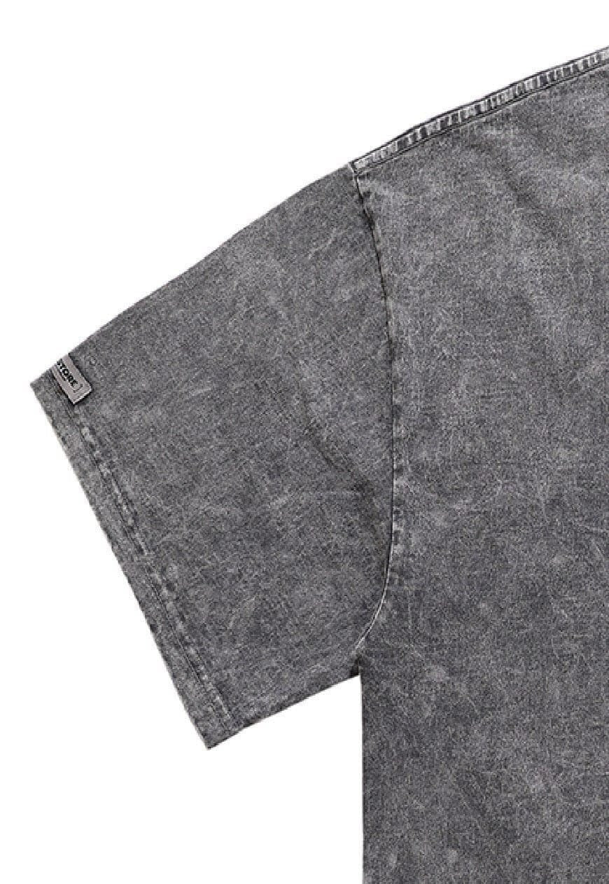 Hawaii t-shirt vintage poster print tee 90s retro top grey