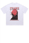 Strange t-shirt thunder tee lightning slogan top in White