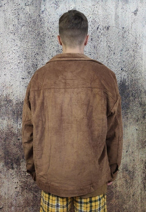 Corduroy jacket in brown