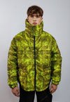 Thunder bomber reversible jacket detachable lighting puffer