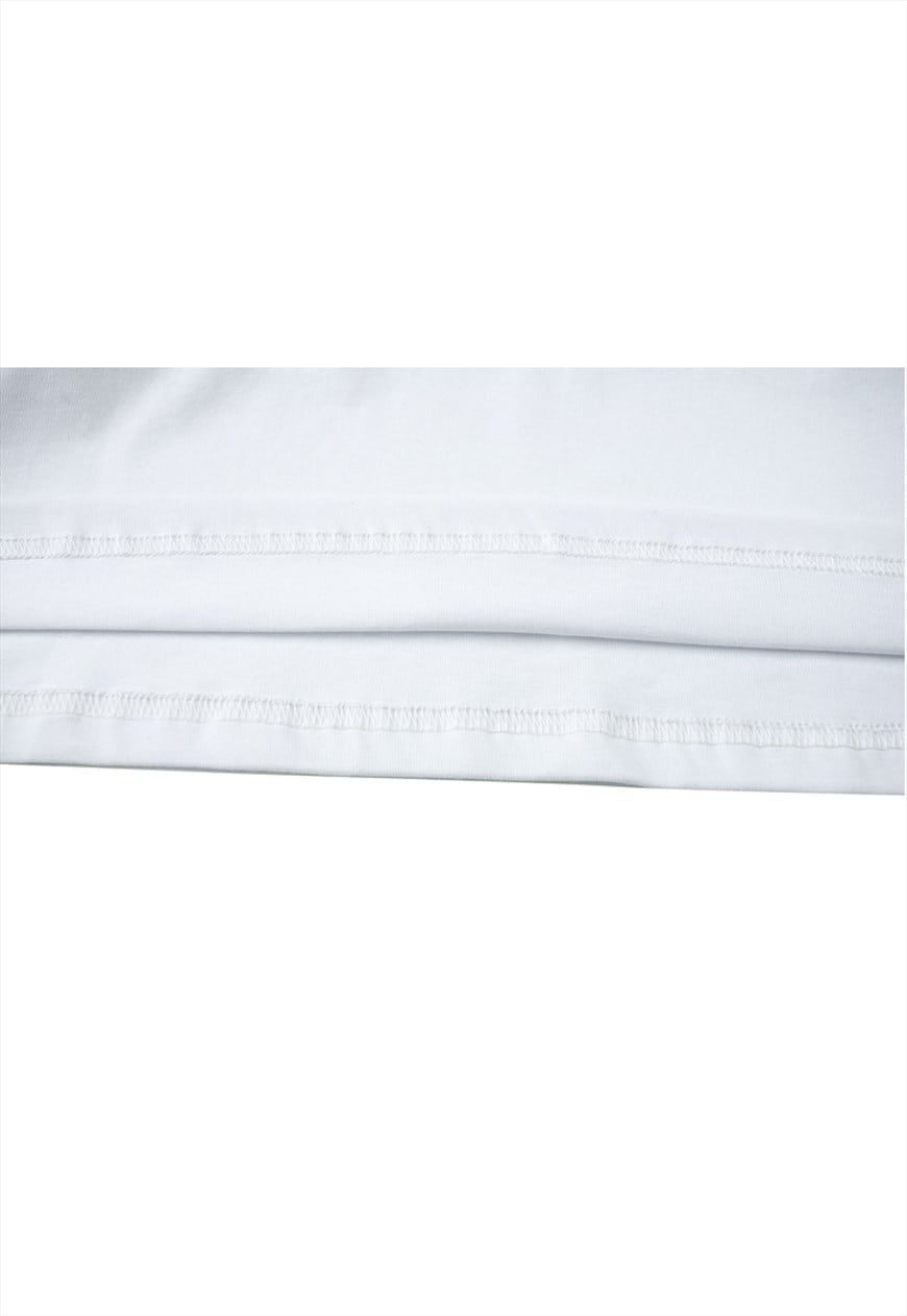 Retro singer t-shirt umbrella tee vintage wash top in black