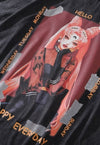 Sailor Moon t-shirt retro Japanese movie tee Anime top grey