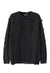 Ripped sweater knitted distressed jumper shredded top black