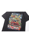 Dragon cartoon t-shirt Mario Kart tee vintage game top grey