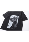 Dobermann t-shirt Pinscher tee dog print top vintage grey