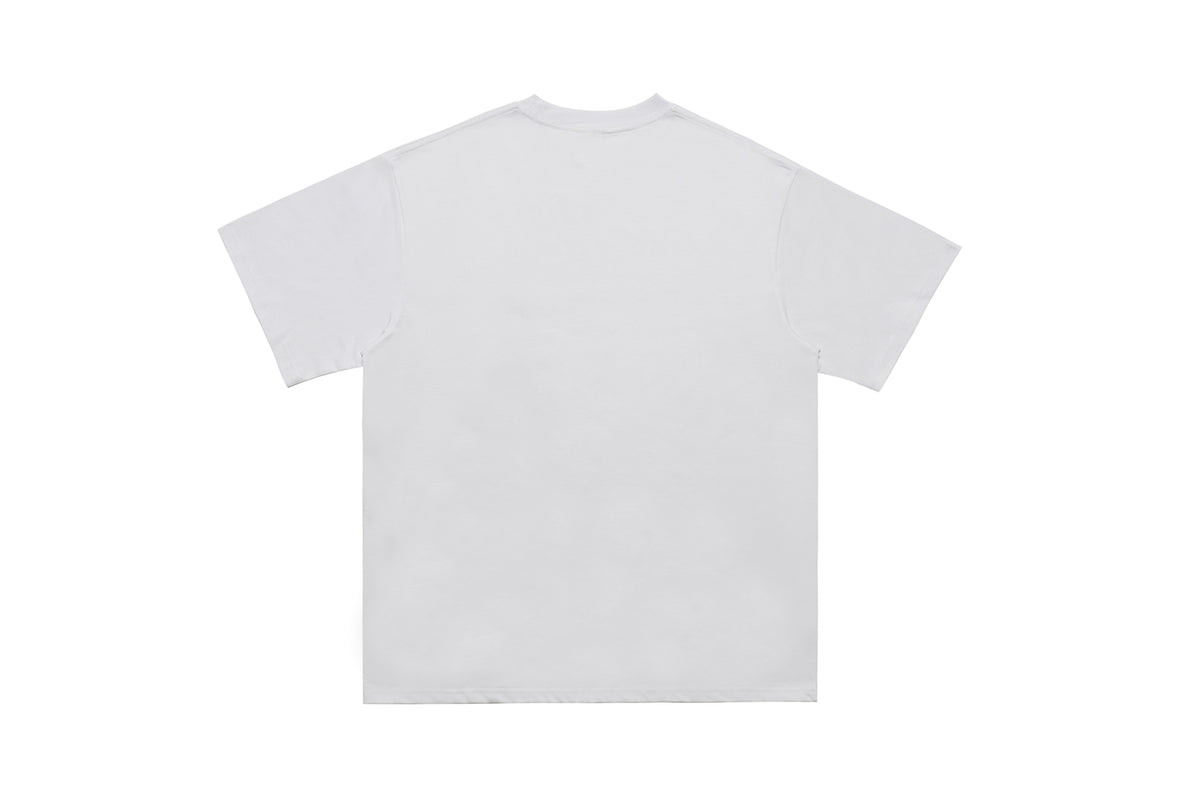 Punk t-shirt psychedelic top graffiti tee retro photography jumper in grey