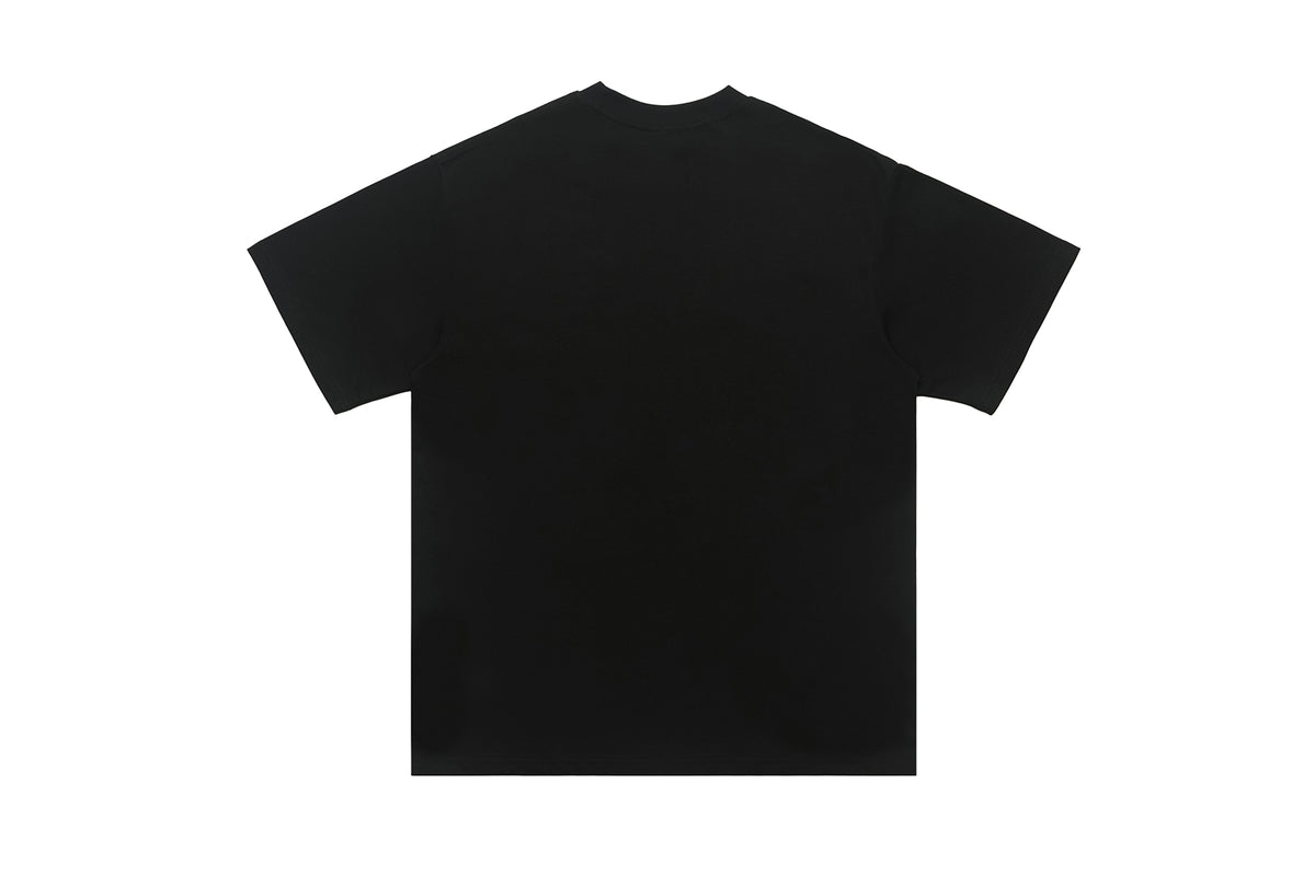 Retro racing t-shirt motorsports top retro logo tee in black