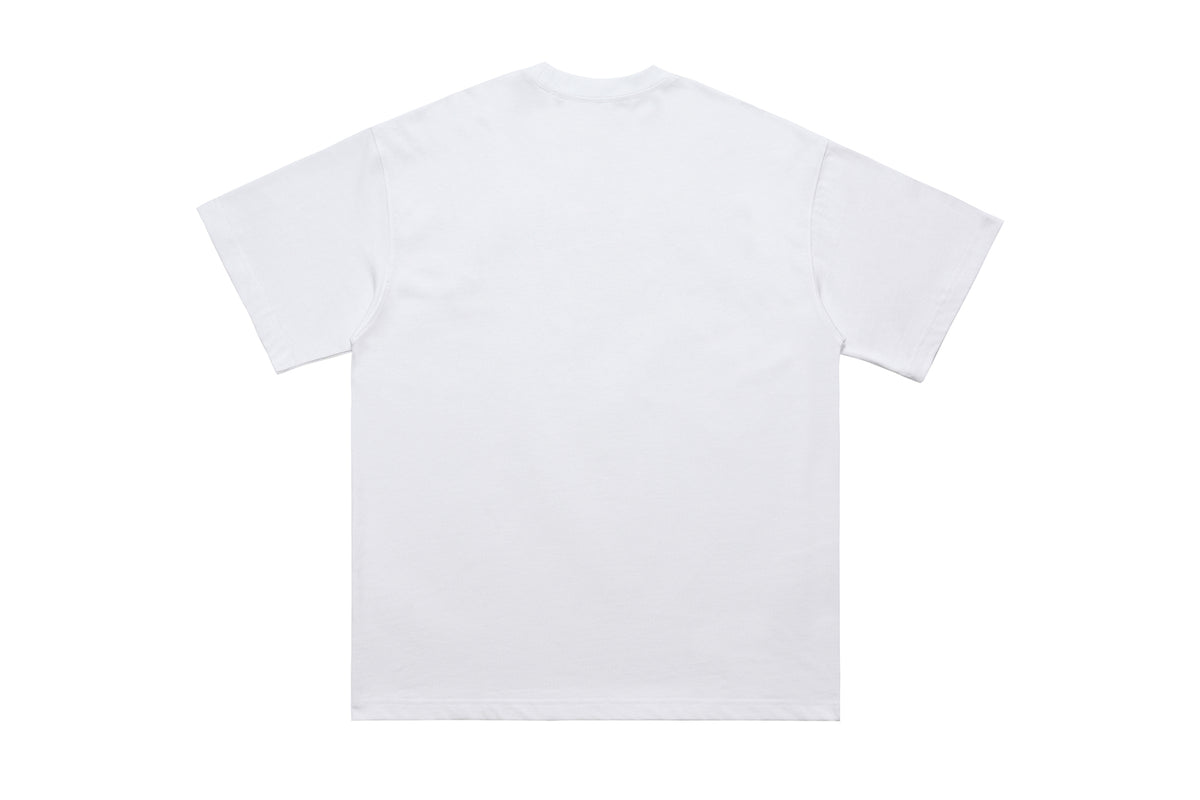 Psychedelic t-shirt graffitit top escape slogan tee raver jumper in black