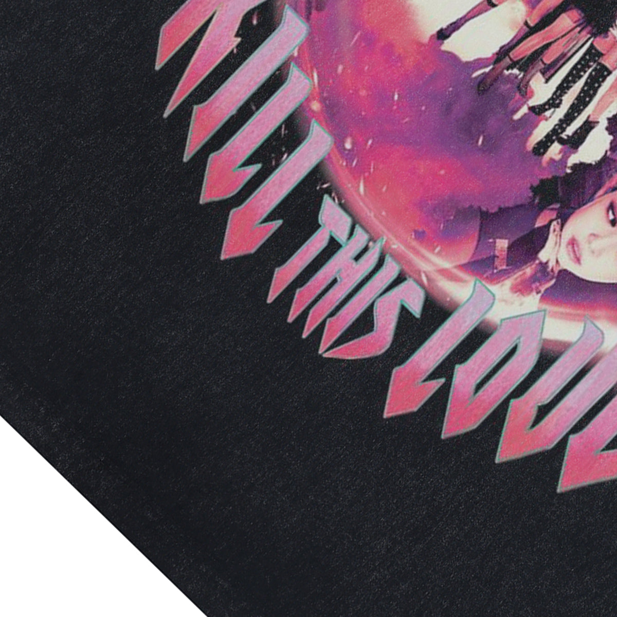 Blackpink sleeveless t-shirt vintage band vest retro tank top in acid wash black