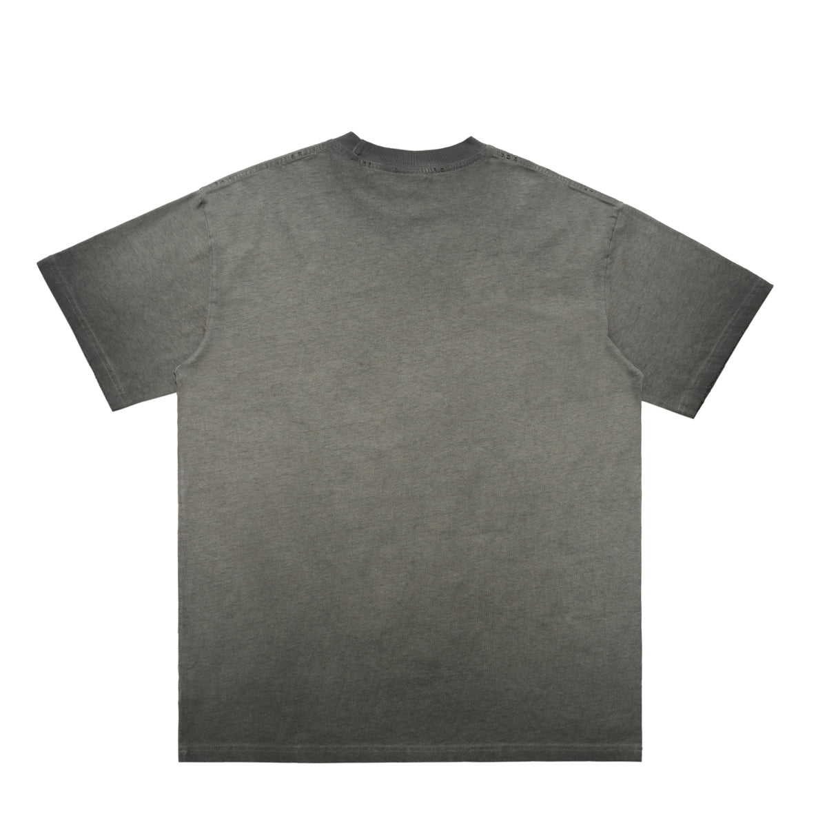 Scary cartoon t-shirt creepy anime top grunge retro horror tee in Grey