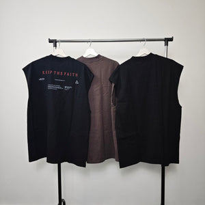 Metalcore tank top surfer vest vintage wash sample sale 3 for 2