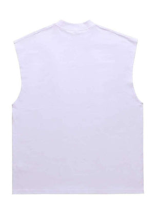 Michael Jackson sleeveless tshirt retro tank top surfer vest