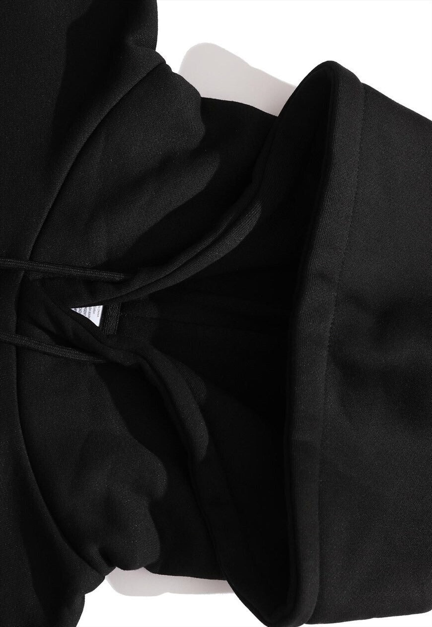 Anime hoodie pullover cosplay character top in black